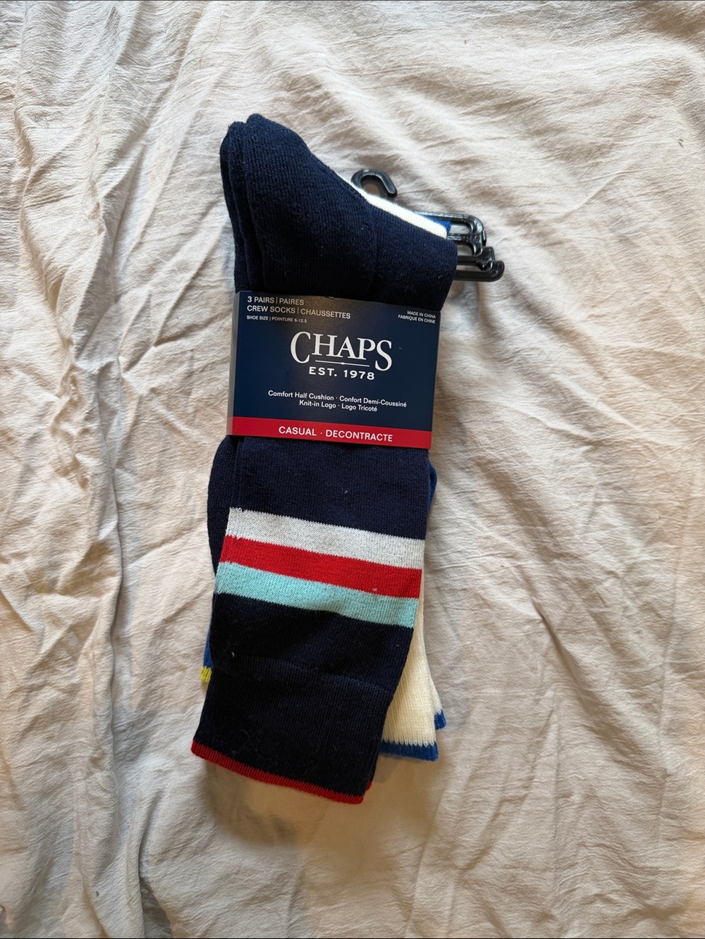 Chaps by Ralph Lauren high crew socks 3 Pack brand new